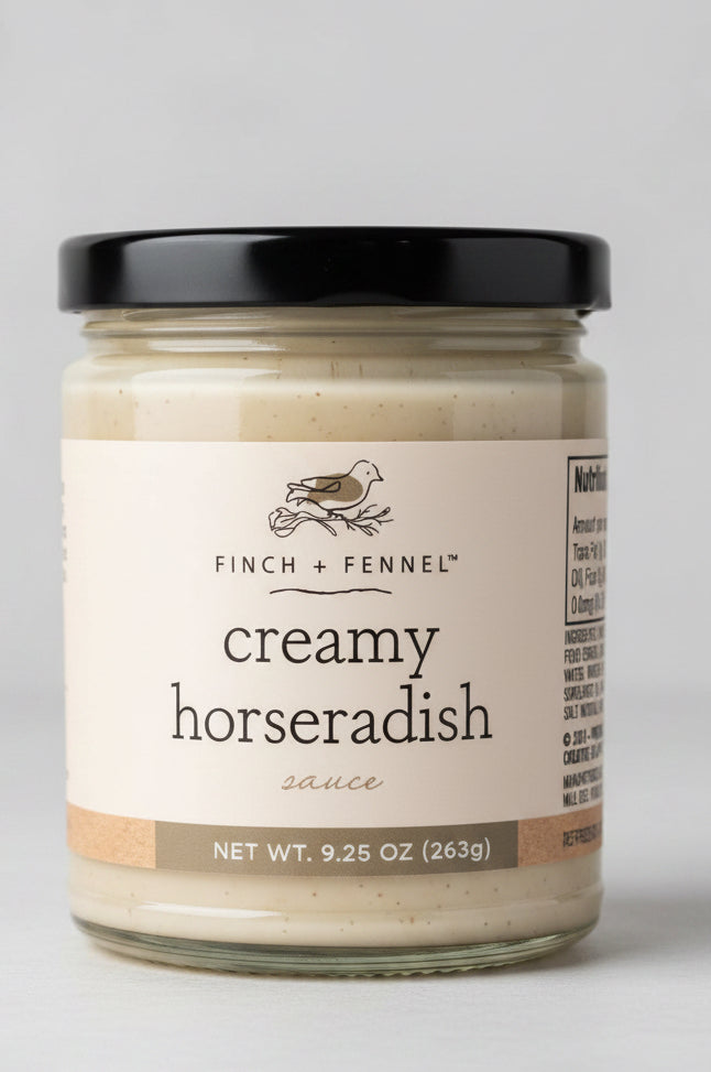 Finch and Fennel Creamy Horseradish Sauce
