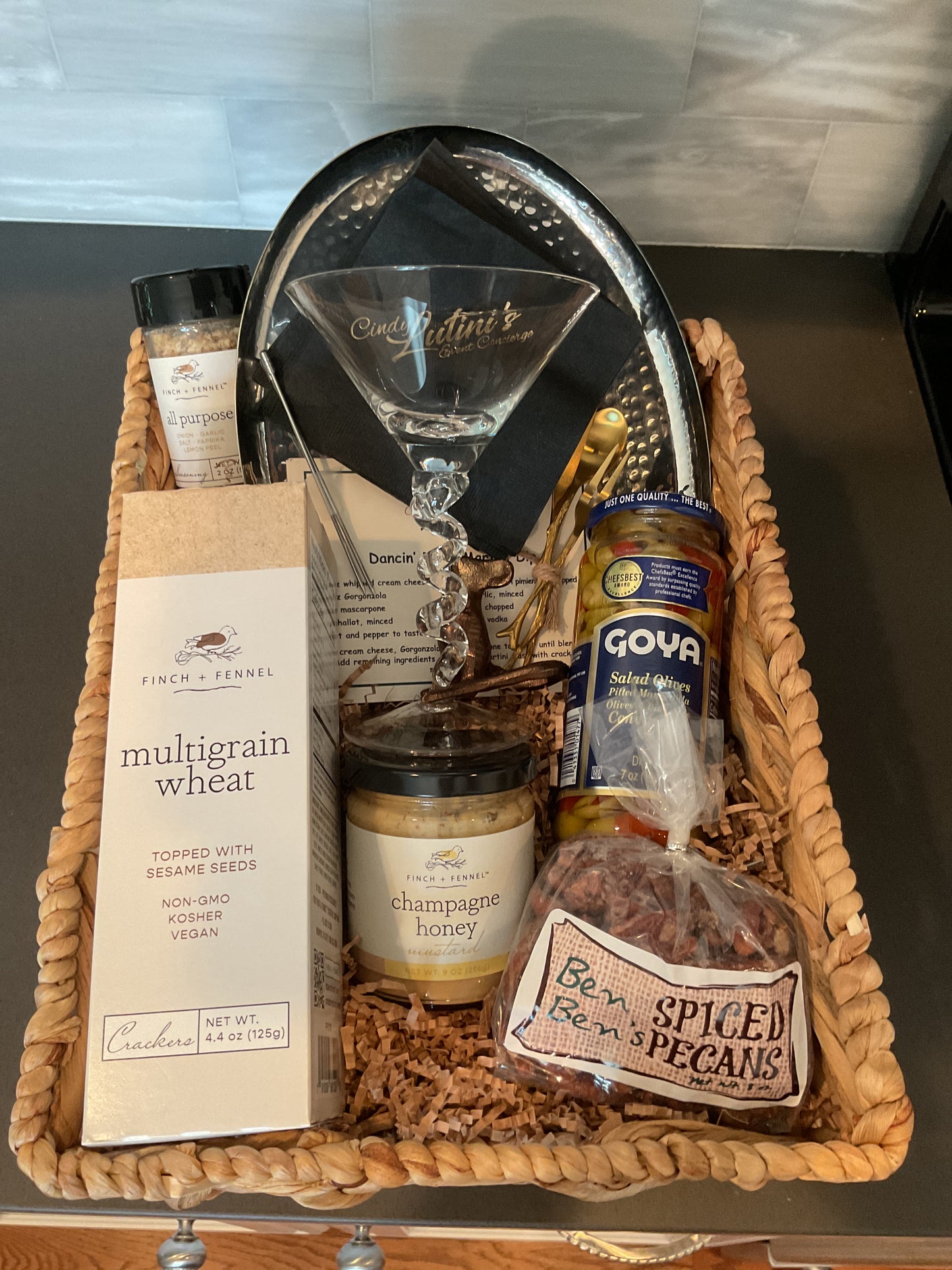 Dirty Dancin’ Martini Basket